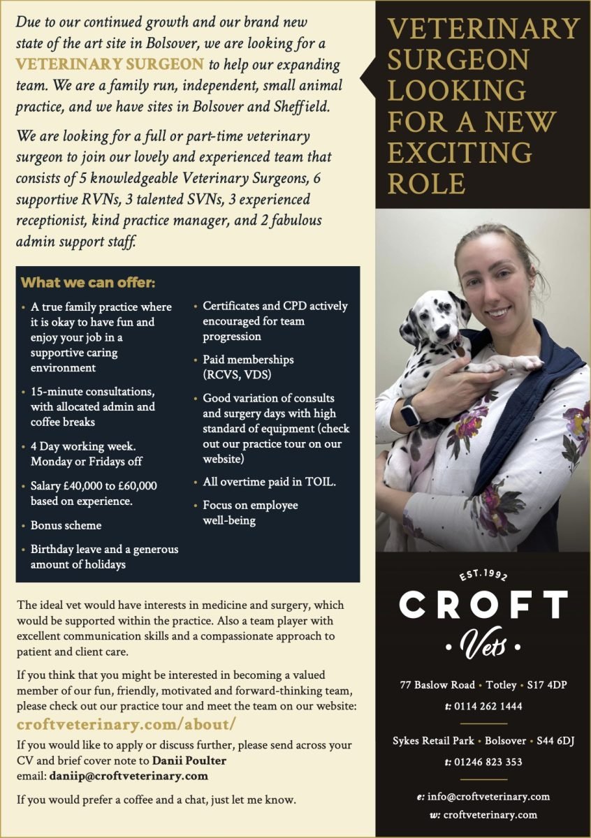 Recruitment advert Sept 2025